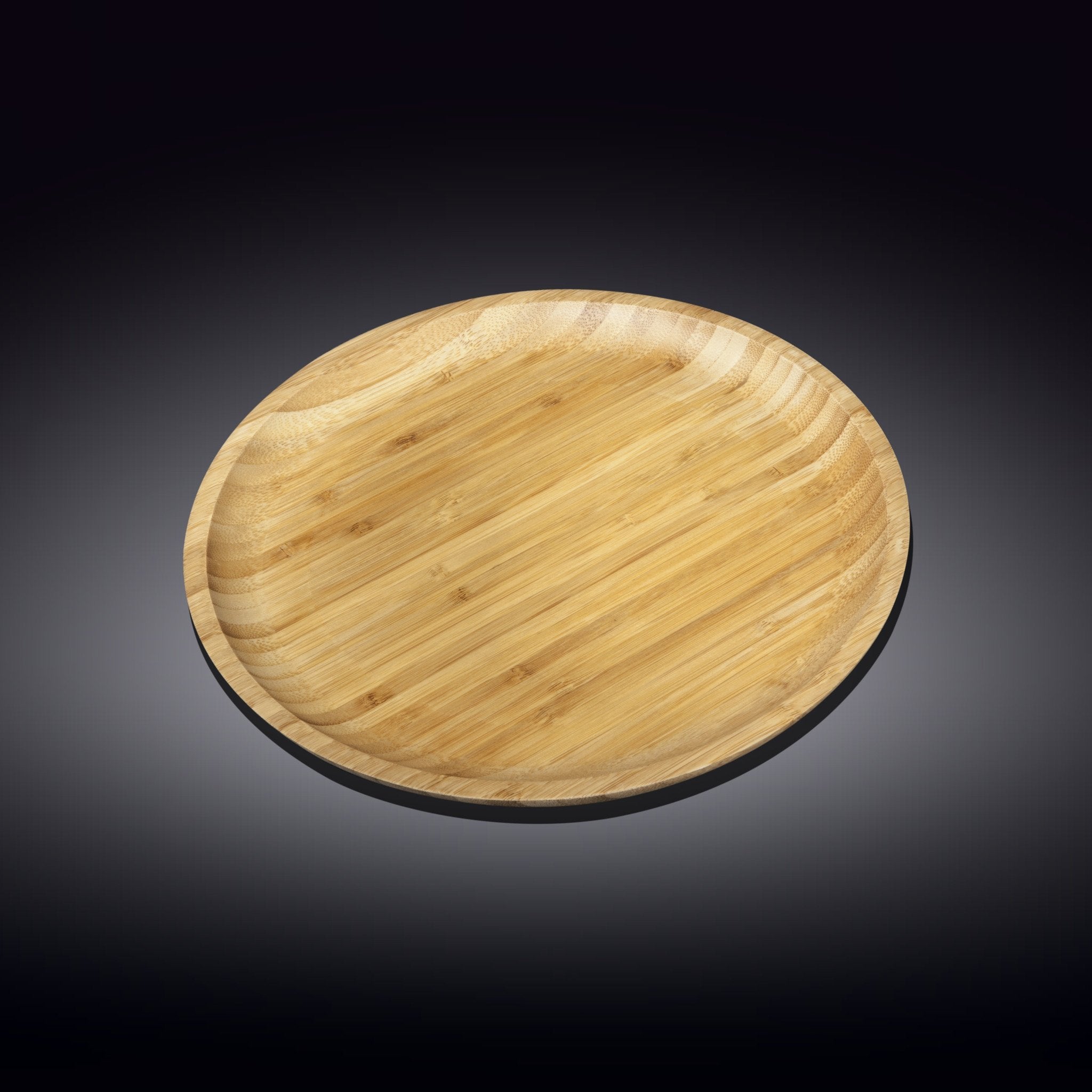 [A] Natural Bamboo Plate 10" | 25.5 Cm WL-771034/A